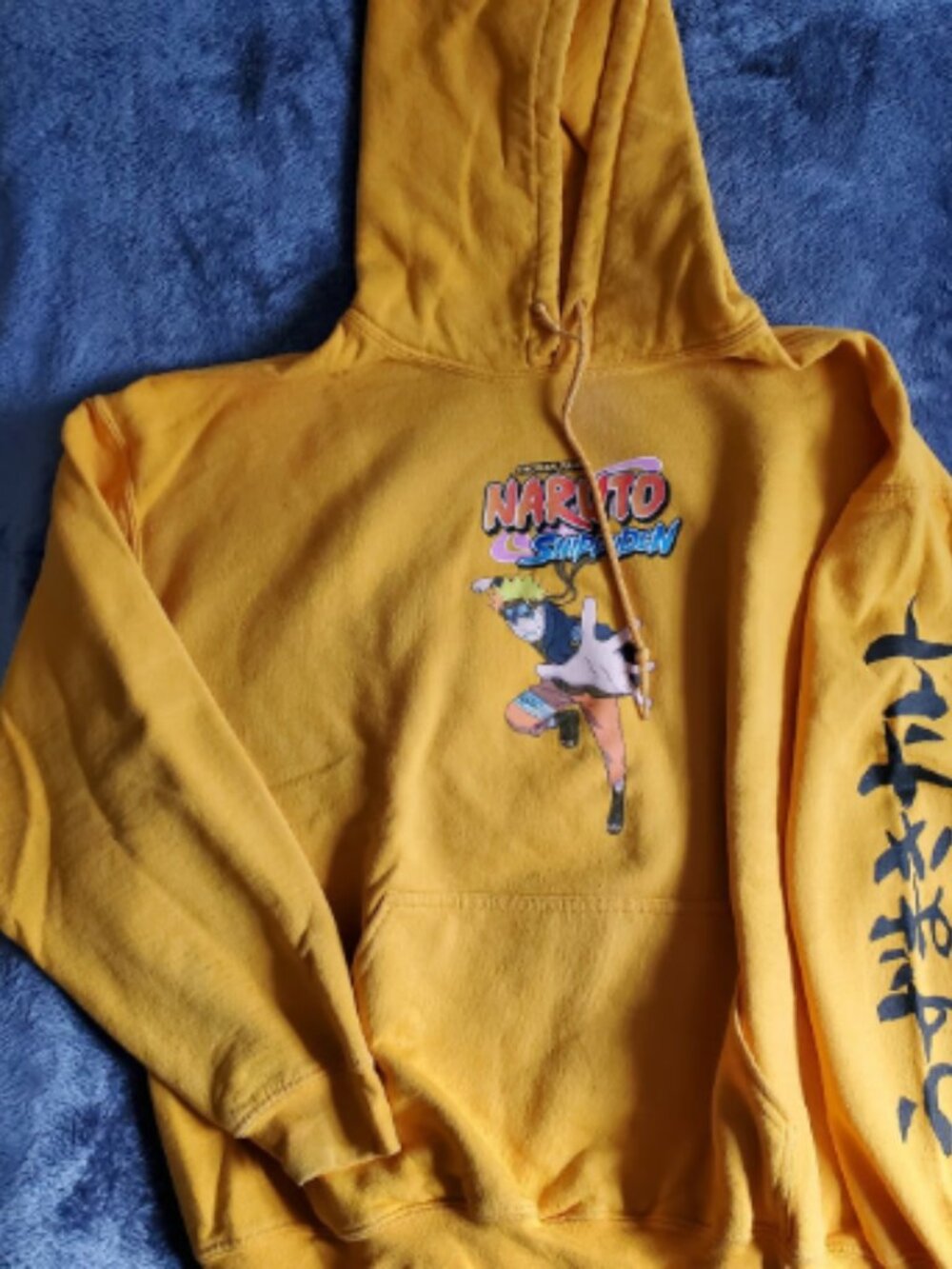 Naruto Shippuden Shonen Jump Hoodie Mens Large EUC